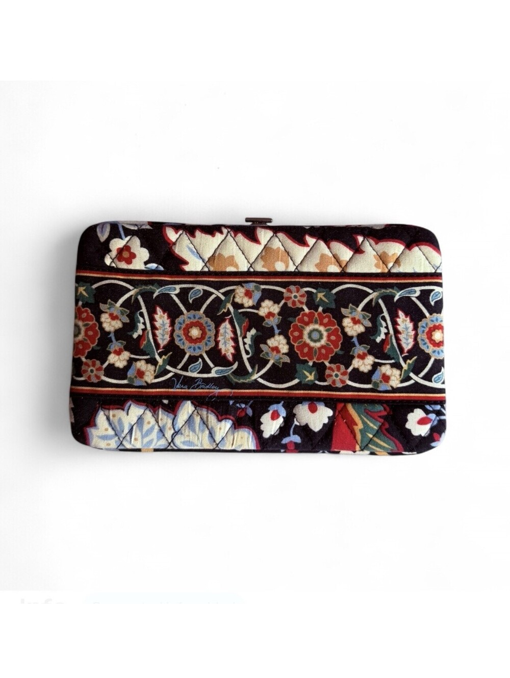 Vera Bradley One for the Money Wallet Versailles Retired Floral Clutch
